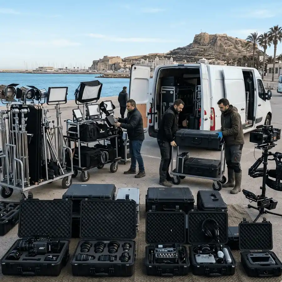 Alquiler de equipos de cine en Alicante