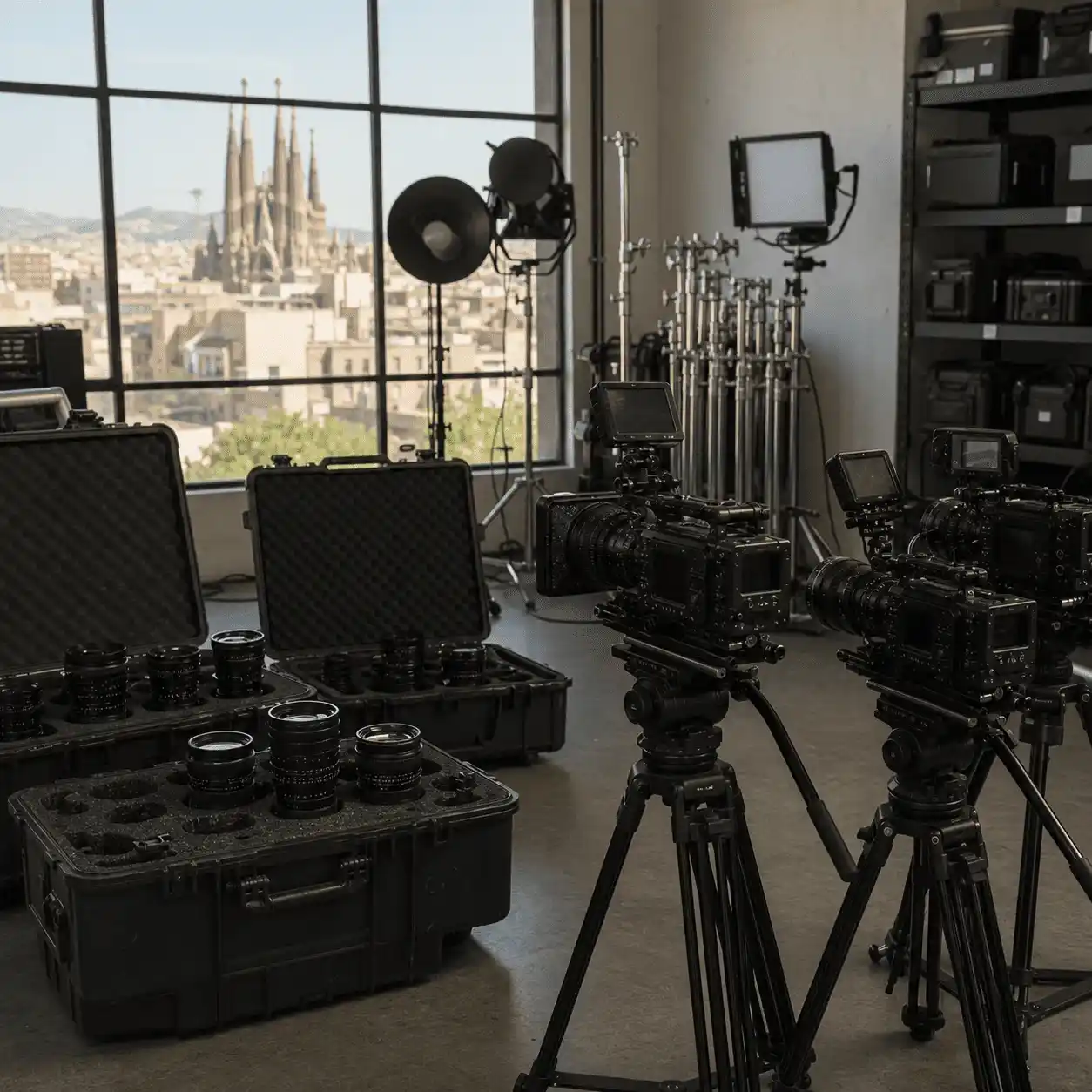 Alquiler de equipos cinematográficos en Barcelona
