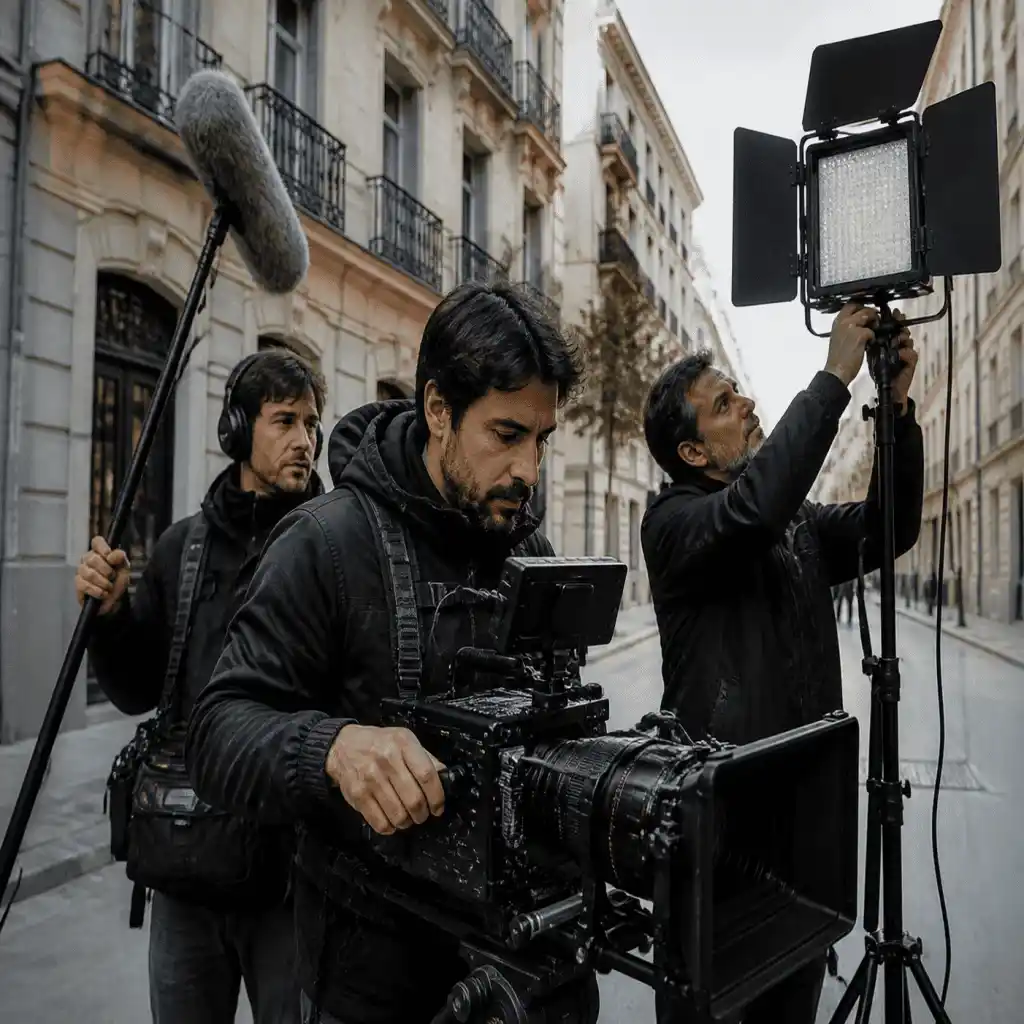 Equipo técnico local para rodajes en Madrid