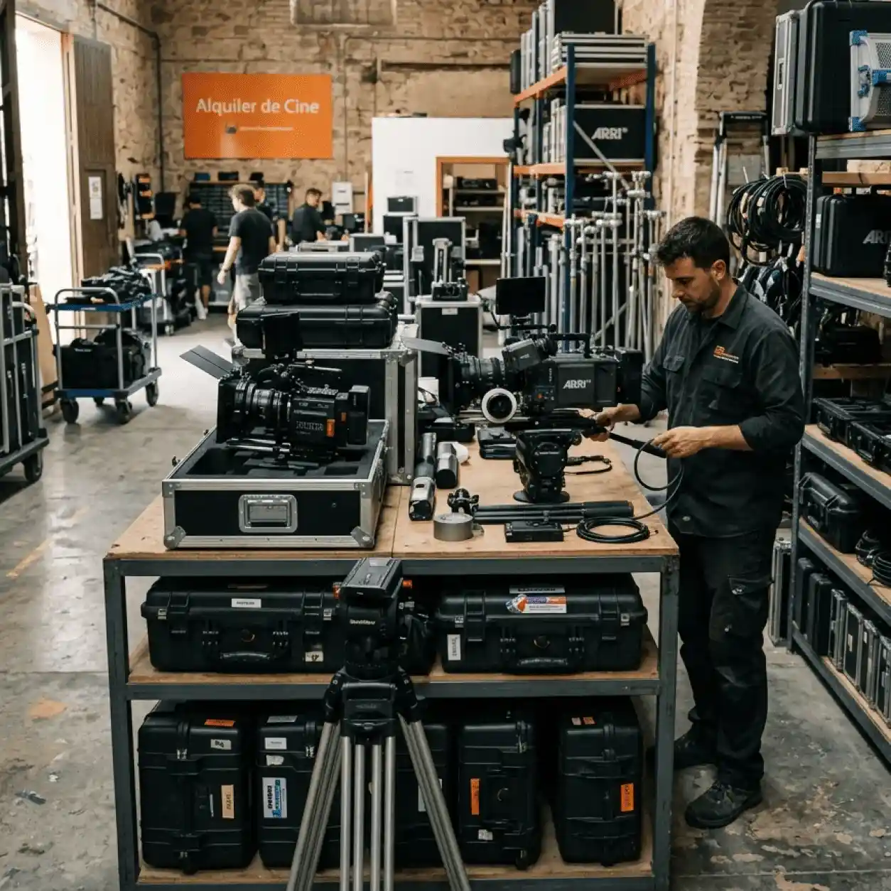 Alquiler de equipos de cine en Sevilla​
