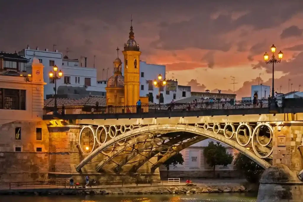 Triana y el Guadalquivir en Sevilla