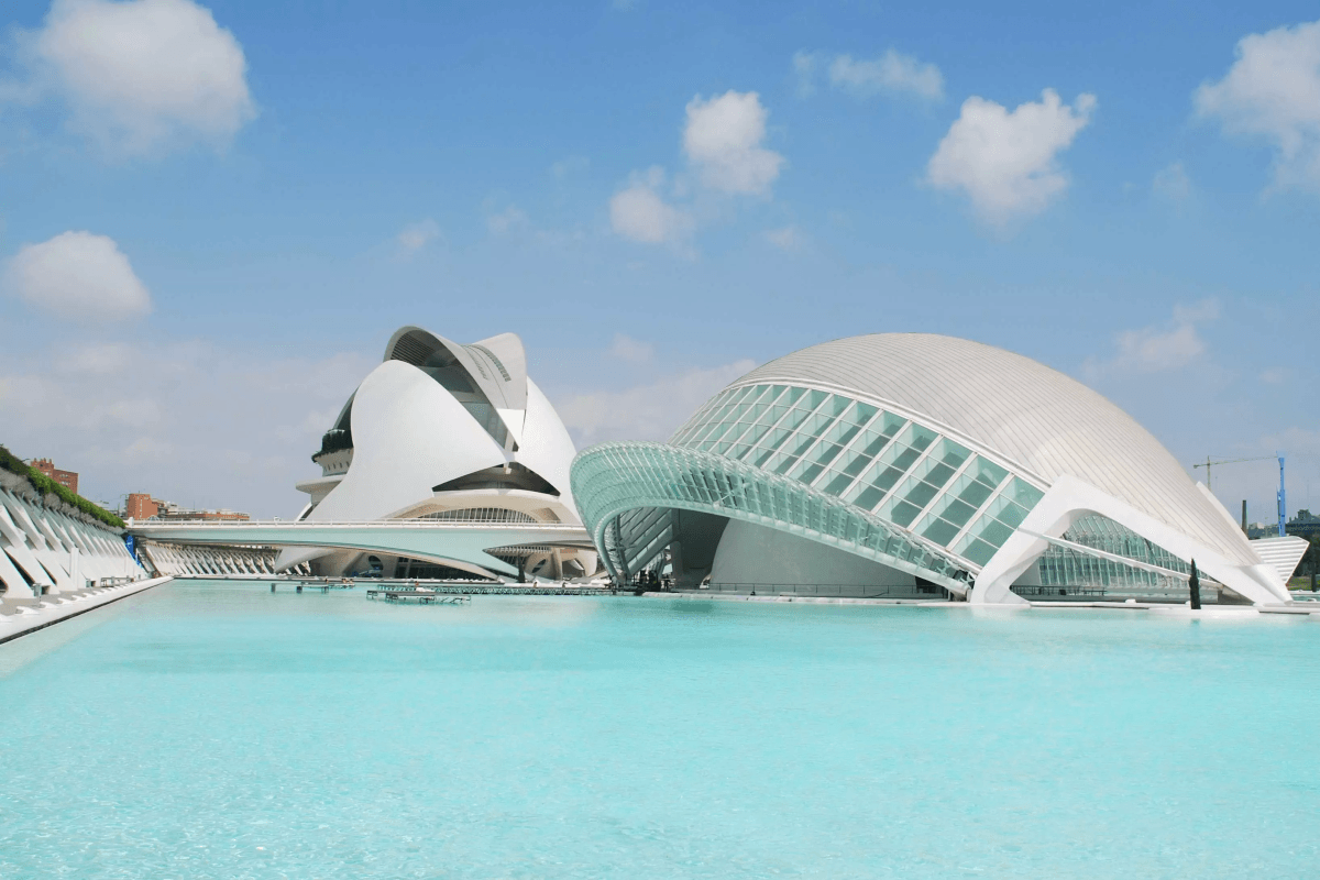 Ciudad de las Artes y las Ciencias en Valencia