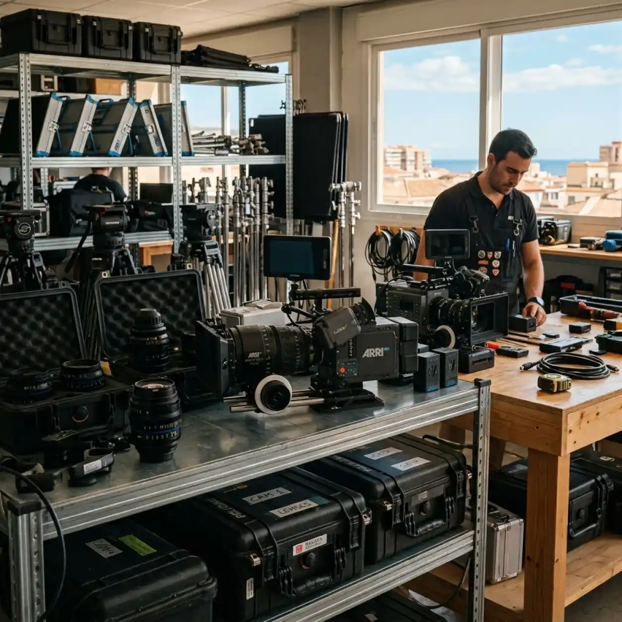 Alquiler de equipos de cine en Málaga