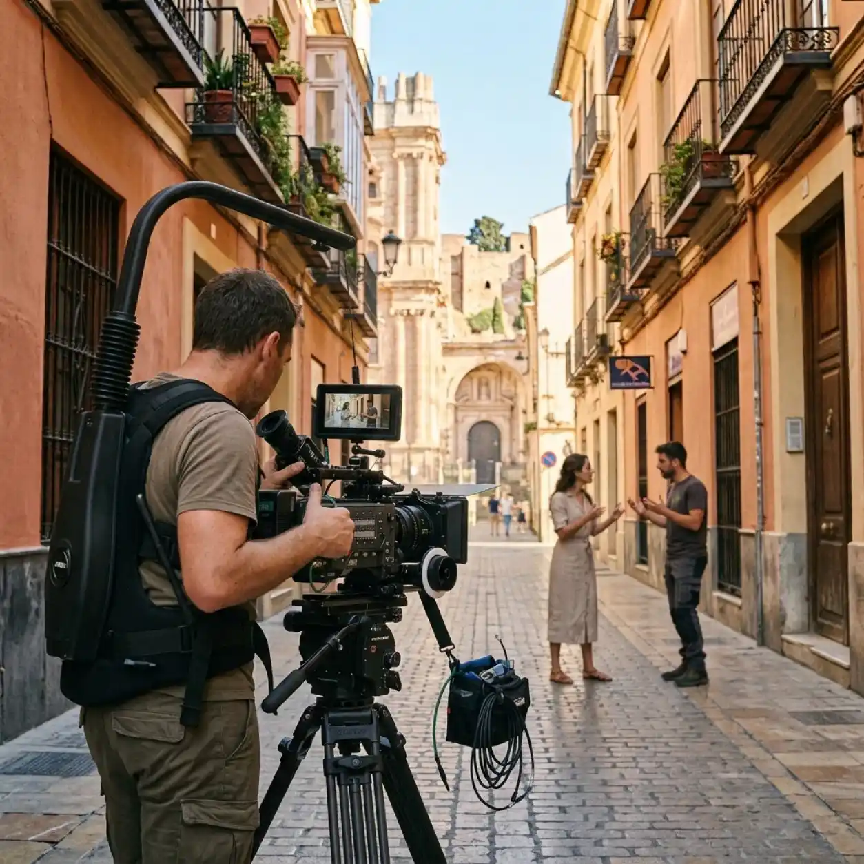 Equipo técnico local para rodajes en Málaga