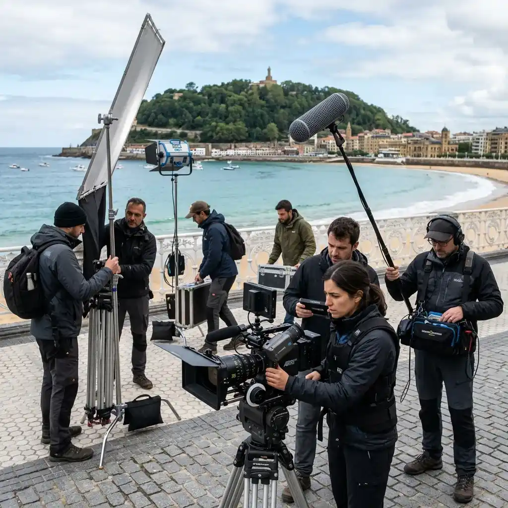 Crew técnico local para rodajes en San Sebastián